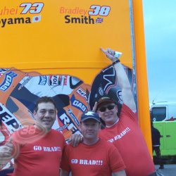 <p>Images of loyal #<span>team38</span> fans!
	<br><span>Please email any images of yourself to&nbsp;</span><a href="mailto:contact@bradleysmith38.com">contact@bradleysmith38.com</a></p>