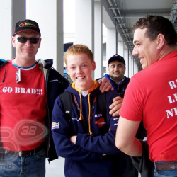 <p>Images of loyal #<span>team38</span> fans!
	<br><span>Please email any images of yourself to&nbsp;</span><a href="mailto:contact@bradleysmith38.com">contact@bradleysmith38.com</a></p>