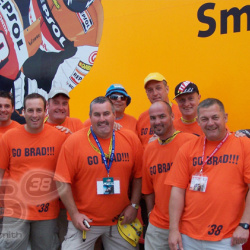 <p>Images of loyal #<span>team38</span> fans!
	<br><span>Please email any images of yourself to&nbsp;</span><a href="mailto:contact@bradleysmith38.com">contact@bradleysmith38.com</a></p>