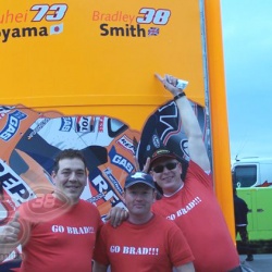 <p>Images of loyal #<span>team38</span> fans!
	<br><span>Please email any images of yourself to&nbsp;</span><a href="mailto:contact@bradleysmith38.com">contact@bradleysmith38.com</a></p>