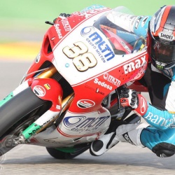 <p>Bradley's 1st ride on a Aprillia 250cc Two Stroke courtesy of&nbsp;the<span>&nbsp;Balatonring 250cc Team.</span></p>