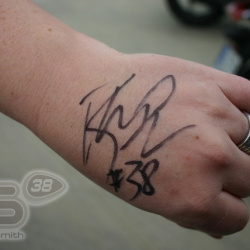<p>Images of loyal #<span>team38</span> <span>fans!</span>
	<br>Please email any images of yourself to<span>&nbsp;</span><a href="mailto:contact@bradleysmith38.com">contact@bradleysmith38.com</a></p>