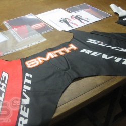 <p>Exclusive pictures from REV'IT! of Bradley's Test Leathers in production.<br />Photos courtesy of&nbsp;<strong>&copy;REV'IT!</strong></p>
