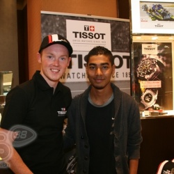 <p>Recent images from&nbsp;Bradley's appearance at Fraser Hart, Westfield Stratford for Tissot.</p>
<p>This was a great opportunity for fans to meet Bradley and view the&nbsp;Tissot T-Race MotoGP Limited Edition 2012 collection ahead of the Hertz British Grand Prix at Silverstone.</p>