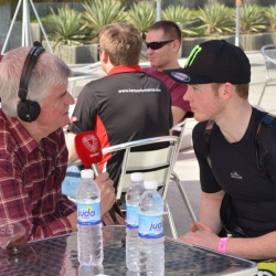 <p>Various images of Bradley advising local riders&nbsp;<span>at the Bahrain International Circuit where he has been riding a specially prepared Yamaha R1 road bike by Pete Beale Racing.</span></p>
<p>Photos courtesy of&nbsp;<strong>&copy;Julia Oakley </strong>and<strong>&nbsp;<strong>&copy;</strong><span>Yusuf Mohammed</span></strong></p>