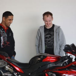 <p>Various images of Bradley advising local riders&nbsp;<span>at the Bahrain International Circuit where he has been riding a specially prepared Yamaha R1 road bike by Pete Beale Racing.</span></p>
<p>Photos courtesy of&nbsp;<strong>&copy;Julia Oakley </strong>and<strong>&nbsp;<strong>&copy;</strong><span>Yusuf Mohammed</span></strong></p>