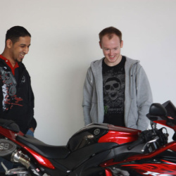 <p>Various images of Bradley advising local riders&nbsp;<span>at the Bahrain International Circuit where he has been riding a specially prepared Yamaha R1 road bike by Pete Beale Racing.</span></p>
<p>Photos courtesy of&nbsp;<strong>&copy;Julia Oakley </strong>and<strong>&nbsp;<strong>&copy;</strong><span>Yusuf Mohammed</span></strong></p>