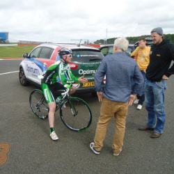 <p><span>Bradley was invited by Tech 3 team sponsor Dewalt, to&nbsp;the launch of a new range of power tools hosted at the wing facility/silverstone circuit.&nbsp;</span>This also proved the perfect opportunity to capture some footage for the promotional video:&nbsp;<a href="/page/multimedia/17">DEWALT presents - an interview with Bradley Smith.</a></p>
<p><span><br /><span>Hope Technology kindly assisted with suppling Bradley a Giant</span>&nbsp;bike fully loaded with aftermarket Hope products for use in the video.</span></p>