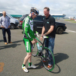 <p><span>Bradley was invited by Tech 3 team sponsor Dewalt, to&nbsp;the launch of a new range of power tools hosted at the wing facility/silverstone circuit.&nbsp;</span>This also proved the perfect opportunity to capture some footage for the promotional video:&nbsp;<a href="/page/multimedia/17">DEWALT presents - an interview with Bradley Smith.</a></p>
<p><span><br /><span>Hope Technology kindly assisted with suppling Bradley a Giant</span>&nbsp;bike fully loaded with aftermarket Hope products for use in the video.</span></p>