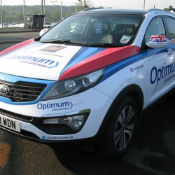 <p>With Bradley now a third of the way through his rookie season in MotoGP, we thought it would be a good time to show you the car he's been using during these european races. Kindly donated by Optimum Procurement/Optimum Fleet Management with custom patriotic vehicle wrap!</p>
<p>Photos courtesy of&nbsp;<strong>&copy;Optimum Procurement</strong></p>