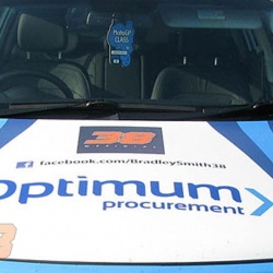 <p>With Bradley now a third of the way through his rookie season in MotoGP, we thought it would be a good time to show you the car he's been using during these european races. Kindly donated by Optimum Procurement/Optimum Fleet Management with custom patriotic vehicle wrap!</p>
<p>Photos courtesy of&nbsp;<strong>&copy;Optimum Procurement</strong></p>