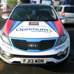 <p>With Bradley now a third of the way through his rookie season in MotoGP, we thought it would be a good time to show you the car he's been using during these european races. Kindly donated by Optimum Procurement/Optimum Fleet Management with custom patriotic vehicle wrap!</p>
<p>Photos courtesy of&nbsp;<strong>&copy;Optimum Procurement</strong></p>