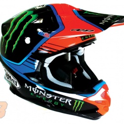 <p><span>Sneak Peek of Bradley's new </span>Shoei VFX-w Monster Energy MX practice helmet, custom painted by OCD.<br />Photos courtesy of&nbsp;<strong>&copy;<a href="http://www.ocd.tm.fr/index.asp" target="_blank">OCD</a></strong></p>