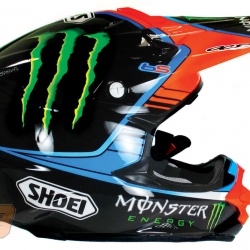 <p><span>Sneak Peek of Bradley's new </span>Shoei VFX-w Monster Energy MX practice helmet, custom painted by OCD.<br />Photos courtesy of&nbsp;<strong>&copy;<a href="http://www.ocd.tm.fr/index.asp" target="_blank">OCD</a></strong></p>