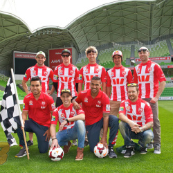 <p>Monster Yamaha Tech 3 Team rider Bradley Smith, along with&nbsp;Michael Laverty,&nbsp;Bryan Staring, Damian Cudlin, Ant West, Jack Miller and Arthur Sissis had the opportunity to meet Melbourne Heart FC defender Patrick Kisnorbo and winger Iain Ramsay at AAMI Park asa media event in the build-up to the Tissot Australian Grand Prix.</p>
<p><span>Photos courtesy of&nbsp;</span><strong>&copy;Monster Yamaha Tech 3</strong></p>