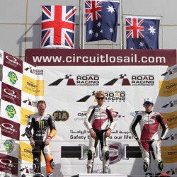 <p>Various images of Bradley competing in the&nbsp;second round for Qatar Interntional Road Racing Championship.<br />Photos courtesy of&nbsp;<strong>&copy;QMMF, &copy;Losail International Circuit&nbsp;</strong>and<strong>&nbsp;<strong><strong>&copy;John Beddall</strong></strong></strong></p>