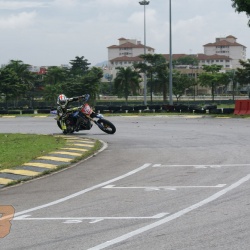 <p>Bradley riding supermoto <span>at the Speedway <span>PLUS Circuit in USJ, Subang Jaya,&nbsp;</span></span>Malaysia as part of he pre-season training. Special thanks to Chear Motor for sponsoring the bike and hospitality.<br /><br />Photos courtesy of&nbsp;<strong>&copy;Chear Motor &amp;&nbsp;<strong>Allan Smith</strong></strong></p>