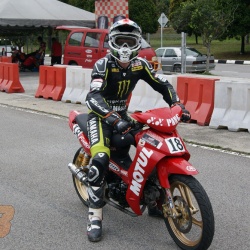 <p>Bradley riding supermoto <span>at the Speedway <span>PLUS Circuit in USJ, Subang Jaya,&nbsp;</span></span>Malaysia as part of he pre-season training. Special thanks to Chear Motor for sponsoring the bike and hospitality.<br /><br />Photos courtesy of&nbsp;<strong>&copy;Chear Motor &amp;&nbsp;<strong>Allan Smith</strong></strong></p>