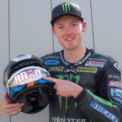 <p>Bradley commisioned a special edition Shoei helmet for his appearance in Japan this weekend.<br /><br /> <strong>Bradley Smith:</strong><em><br />"I will be wearing a special helmet at Motegi which I hope the Japanese fans will appreciate."</em></p>