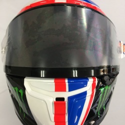 <p>Bradley commisioned a special edition Shoei helmet for his appearance at Silverstone earlier in the year. Sadly due to the injury he sustained whilst riding in the World Endurance Championship he did not have the opportunity to use it until now.</p><p><br></p><p>Bradley Smith:<em><br>"I will be wearing a special helmet at Motegi which I hope all my fans will appreciate."</em></p>