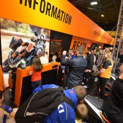 <p>Bradley Smith at MotorcycleLIVE with KTM UK<br>Photos courtesy of <strong>©MotorcycleLIVE</strong></p>