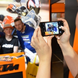 <p>Bradley Smith at MotorcycleLIVE with KTM UK<br>Photos courtesy of <strong>©MotorcycleLIVE</strong></p>