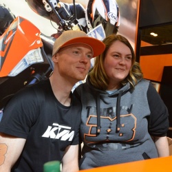 <p>Bradley Smith at MotorcycleLIVE with KTM UK<br>Photos courtesy of <strong>©MotorcycleLIVE</strong></p>