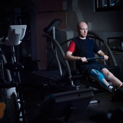 <p>Bradley Smith, working hard on his rehabilitation at the Red Bull DTC training centre in Thalgau, Austria.
	<br>Photos courtesy of <strong>©Markus Berger / Red Bull Content Pool</strong></p>