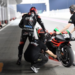 <p>Photos courtesy of<span>&nbsp;<strong>©</strong></span><strong>Aprilia Racing Team Gresini</strong></p>