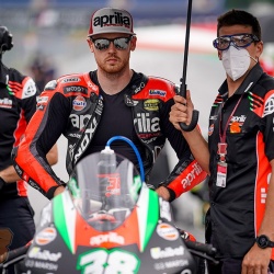 <p>Photos courtesy of<span>&nbsp;<strong>©</strong></span><strong>Aprilia Racing Team Gresini</strong></p>