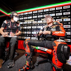 <p>Photos courtesy of<span>&nbsp;<strong>©</strong></span><strong>Aprilia Racing Team Gresini</strong></p>