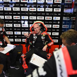 <p>Photos courtesy of<span>&nbsp;<strong>©</strong></span><strong>Aprilia Racing Team Gresini</strong></p>