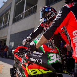 <p>Photos courtesy of<span>&nbsp;<strong>©</strong></span><strong>Aprilia Racing Team Gresini</strong></p>