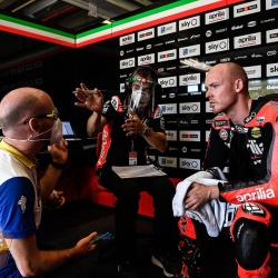 <p>Photos courtesy of<span>&nbsp;<strong>©</strong></span><strong>Aprilia Racing Team Gresini</strong></p>