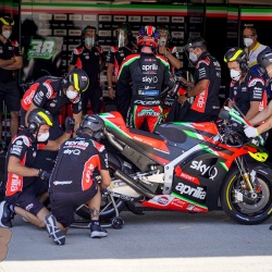 <p>Photos courtesy of<span>&nbsp;<strong>©</strong></span><strong>Aprilia Racing Team Gresini</strong></p>