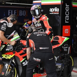 <p>Photos courtesy of<span>&nbsp;<strong>©</strong></span><strong>Aprilia Racing Team Gresini</strong></p>