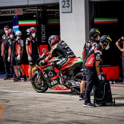 <p>Photos courtesy of<span>&nbsp;<strong>©</strong></span><strong>Aprilia Racing Team Gresini</strong></p>