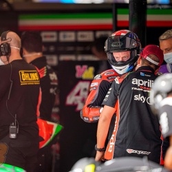 <p>Photos courtesy of<span>&nbsp;<strong>©</strong></span><strong>Aprilia Racing Team Gresini</strong></p>