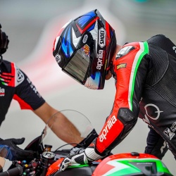 <p>Photos courtesy of<span>&nbsp;<strong>©</strong></span><strong>Aprilia Racing Team Gresini</strong></p>