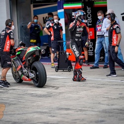 <p>Photos courtesy of<span>&nbsp;<strong>©</strong></span><strong>Aprilia Racing Team Gresini</strong></p>