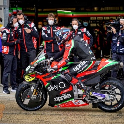 <p>Photos courtesy of<span>&nbsp;<strong>©</strong></span><strong>Aprilia Racing Team Gresini</strong></p>