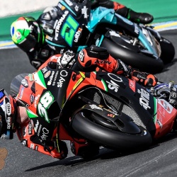 <p>Photos courtesy of<span>&nbsp;<strong>©</strong></span><strong>Aprilia Racing Team Gresini</strong></p>